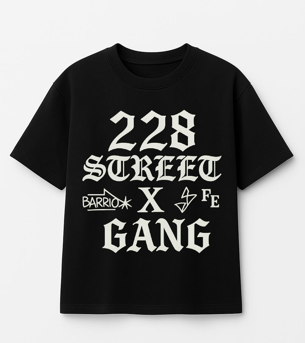 Playera Oversize 228 Gang By HS