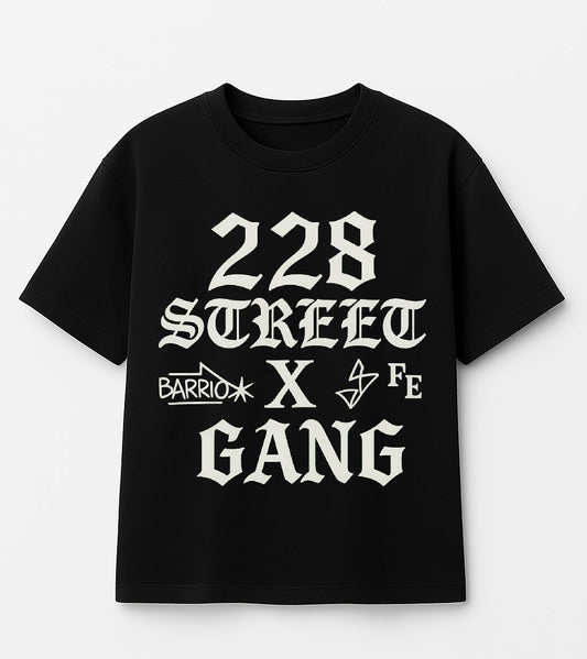 Playera Oversize 228 Gang By HS