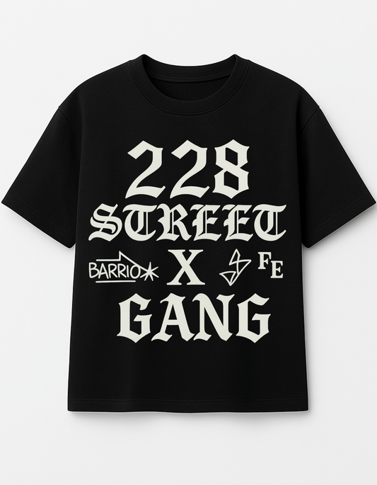 Playera Oversize 228 Gang By HS