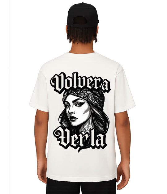 Playera Oversize Volver a Verla Dezeta x Jauria Santa