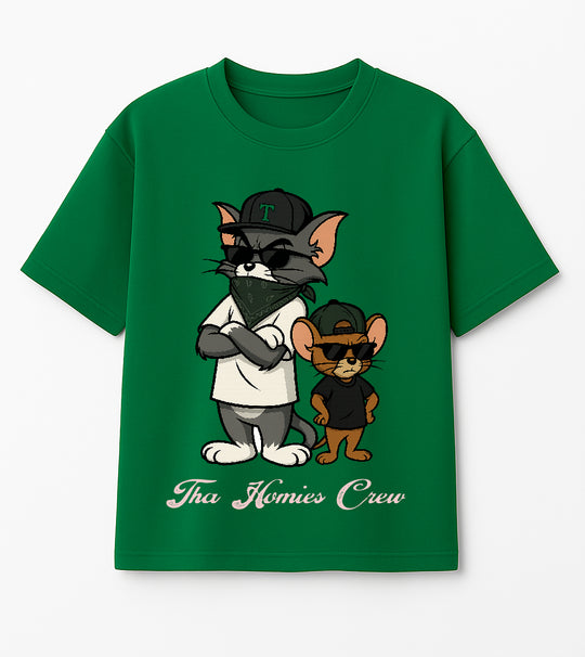 Playera Oversize Life is a Hustle By Homies Street